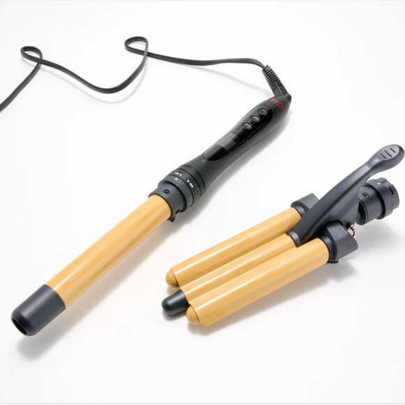 NEW sealed CHI Interchangeable dual voltage Curl & Wave Travel Kit thermal glove - Picture 5 of 7